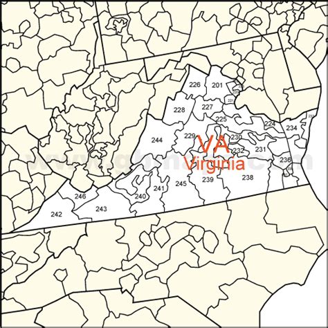 virginia 3 digit locality code